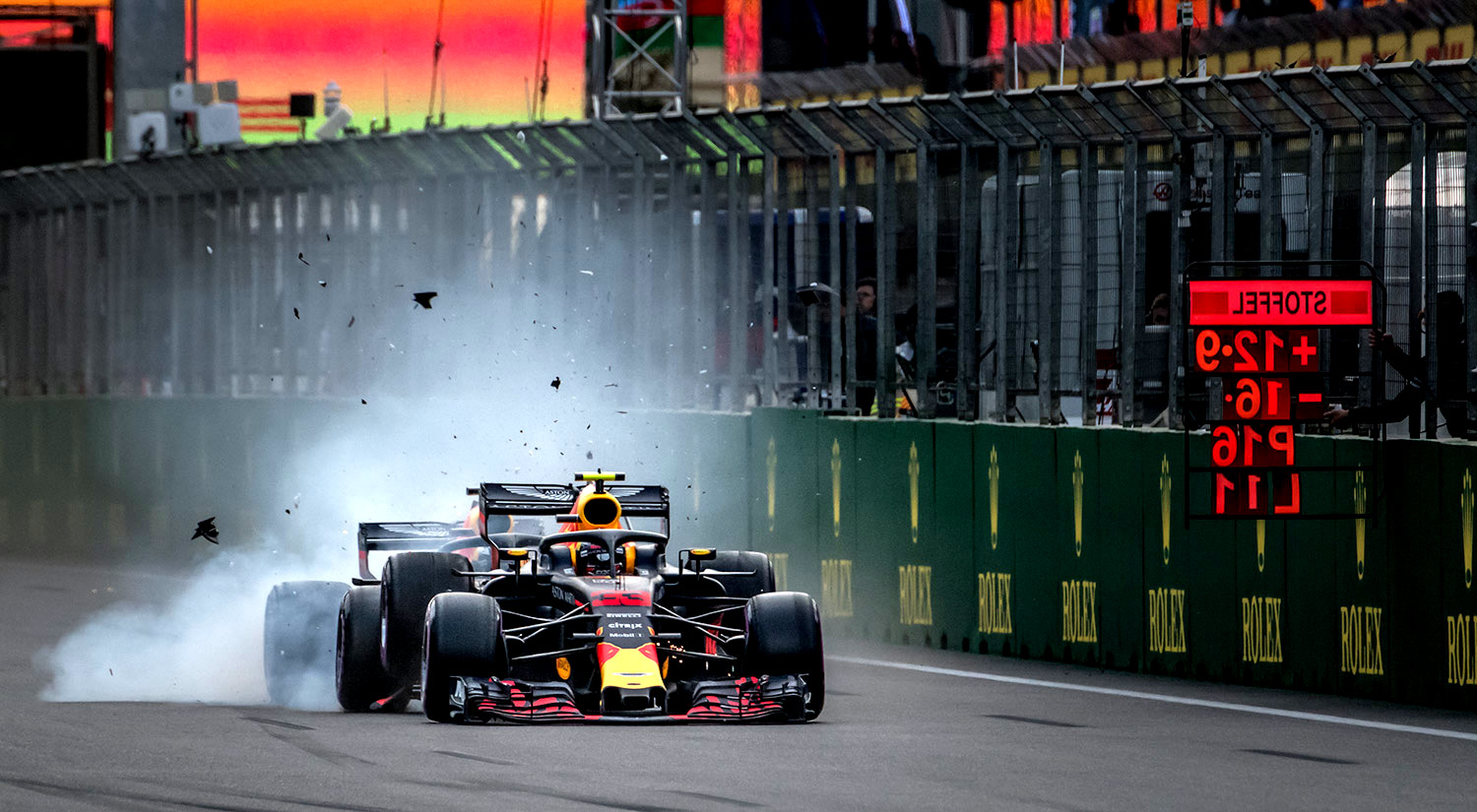 Max Verstappen & Daniel Ricciardo, Baku,  2018