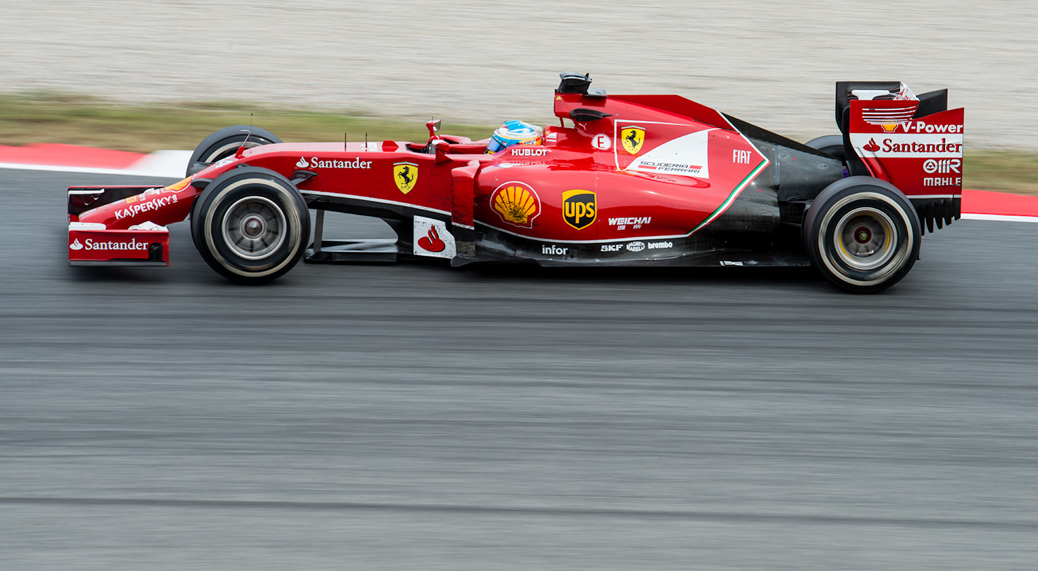 Fernando Alonso - Ferrari,  Circuit de Catalunya, Barcelona, Spain, 2014