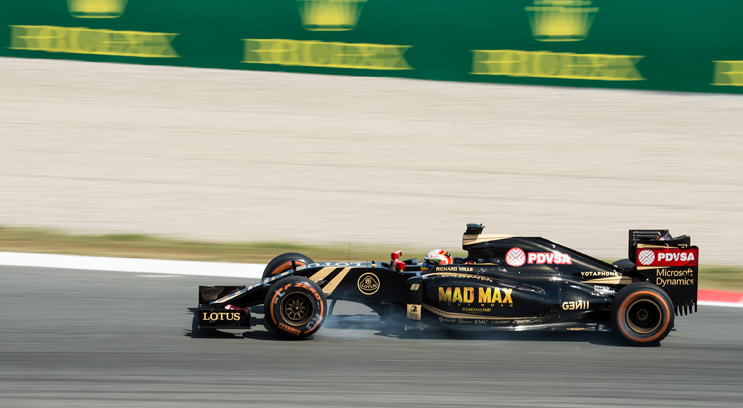 Romain Grosjean - Lotus,  Circuit de Catalunya, Barcelona, Spain, 2015