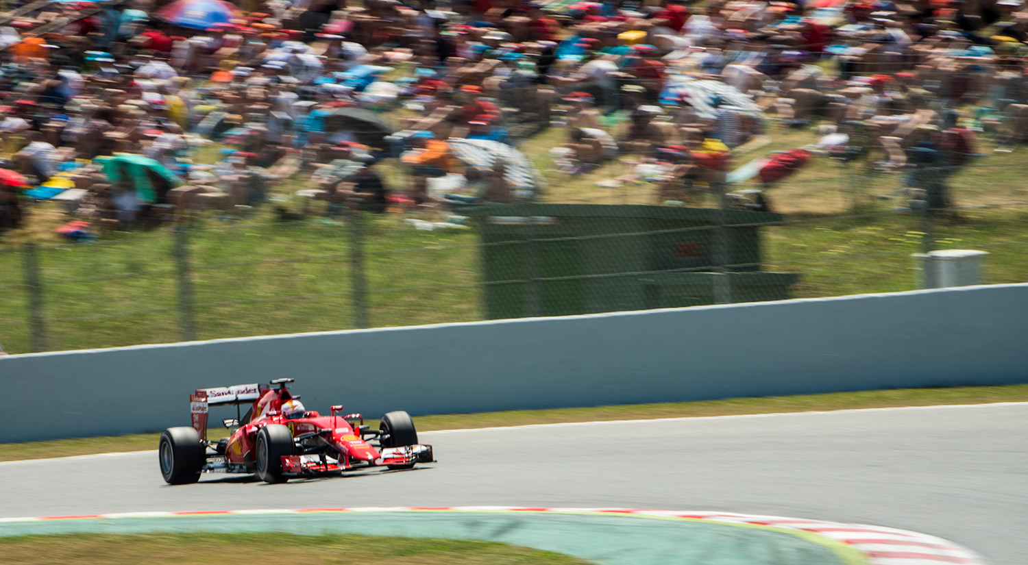 Sebastian Vettel - Ferrari,  Circuit de Catalunya, Barcelona, Spain, 2015