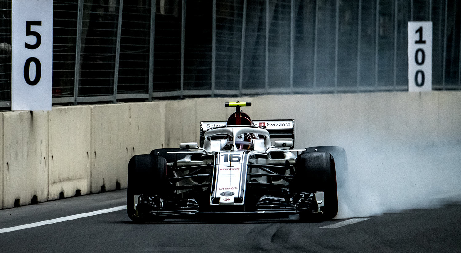 Charles Leclerc - Alfa Romeo Sauber, Baku,  2018