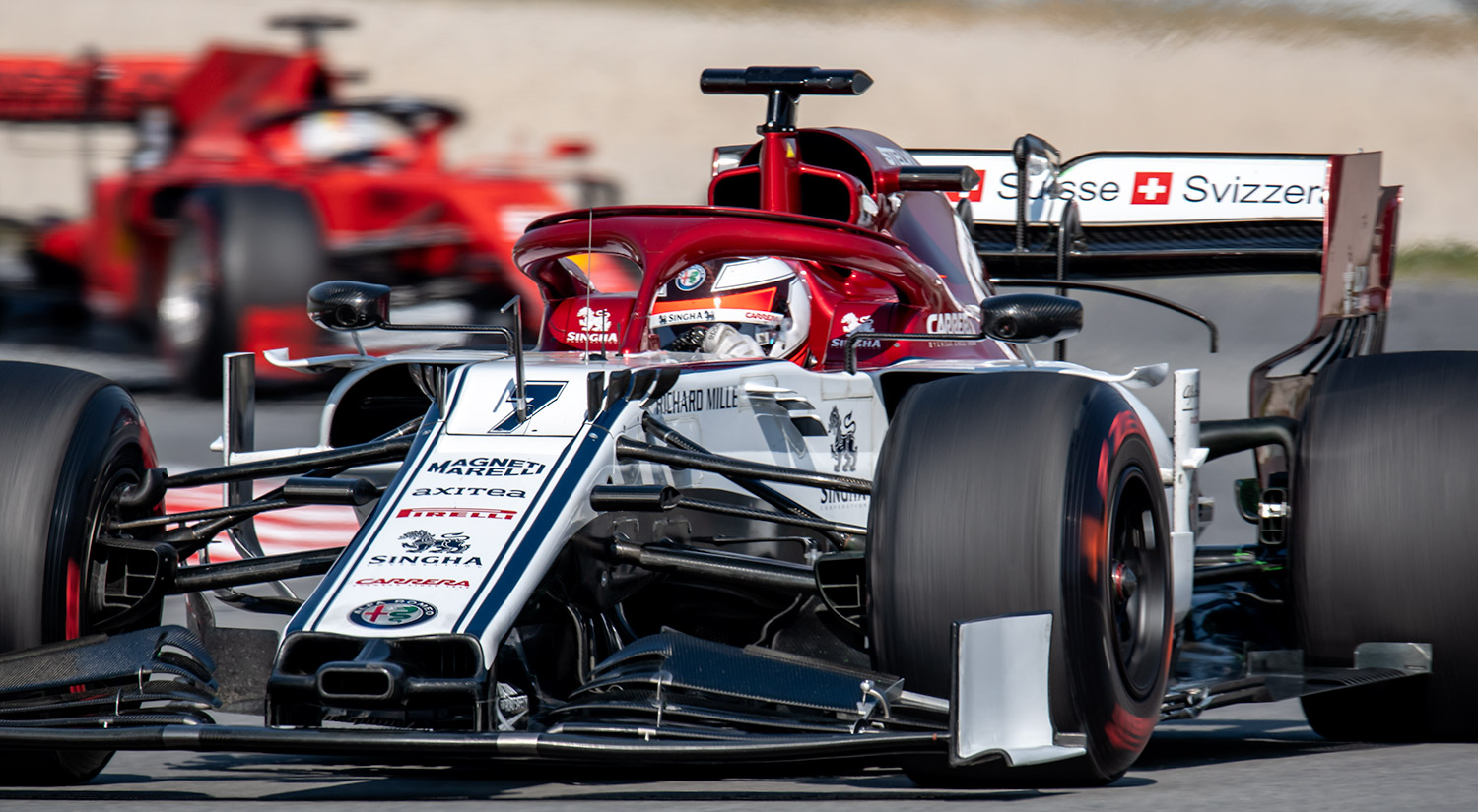 Kimi Räikkönen & Sebastian Vettel, Winter Testing,  Circuit de Catalunya,  2019