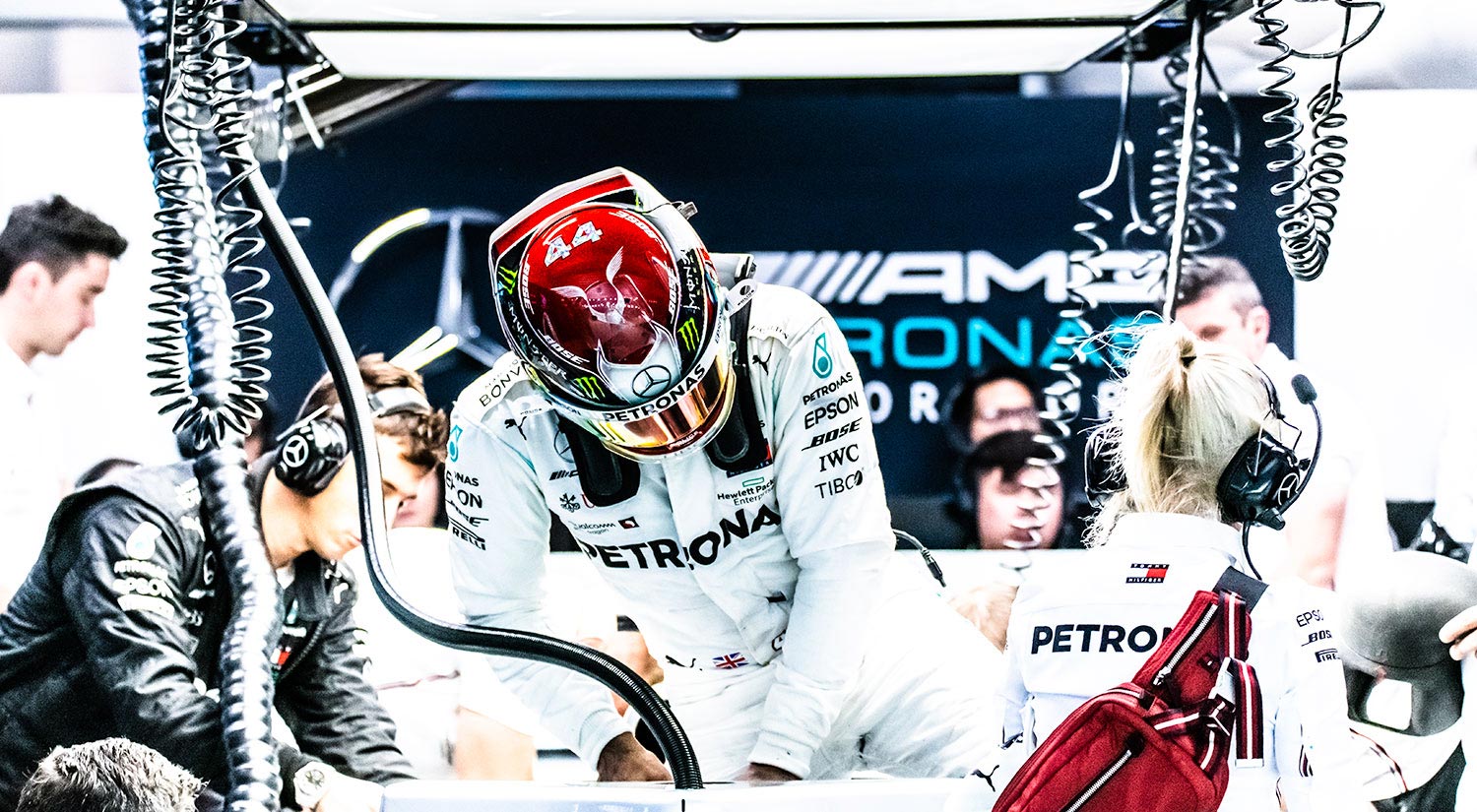 Lewis Hamilton - Mercedes, Singapore Grand Prix,  2019