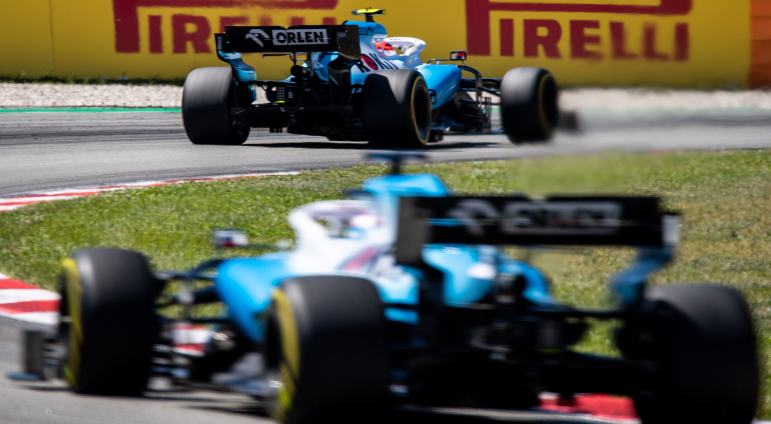 George Russell & Robert Kubica, Spanish Grand Prix,  2019
