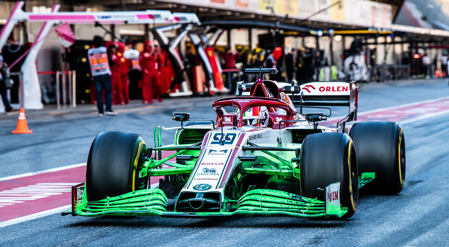 Antonio Giovinazzi - Alfa Romeo, Winter Testing, Circuit de Catalunya,  2020