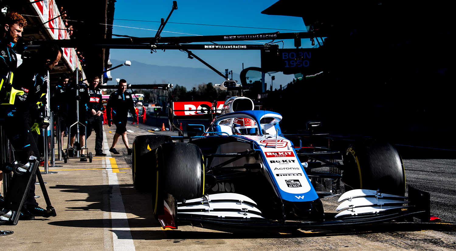 George Russell - Williams, Winter Testing, Circuit de Catalunya,  2020