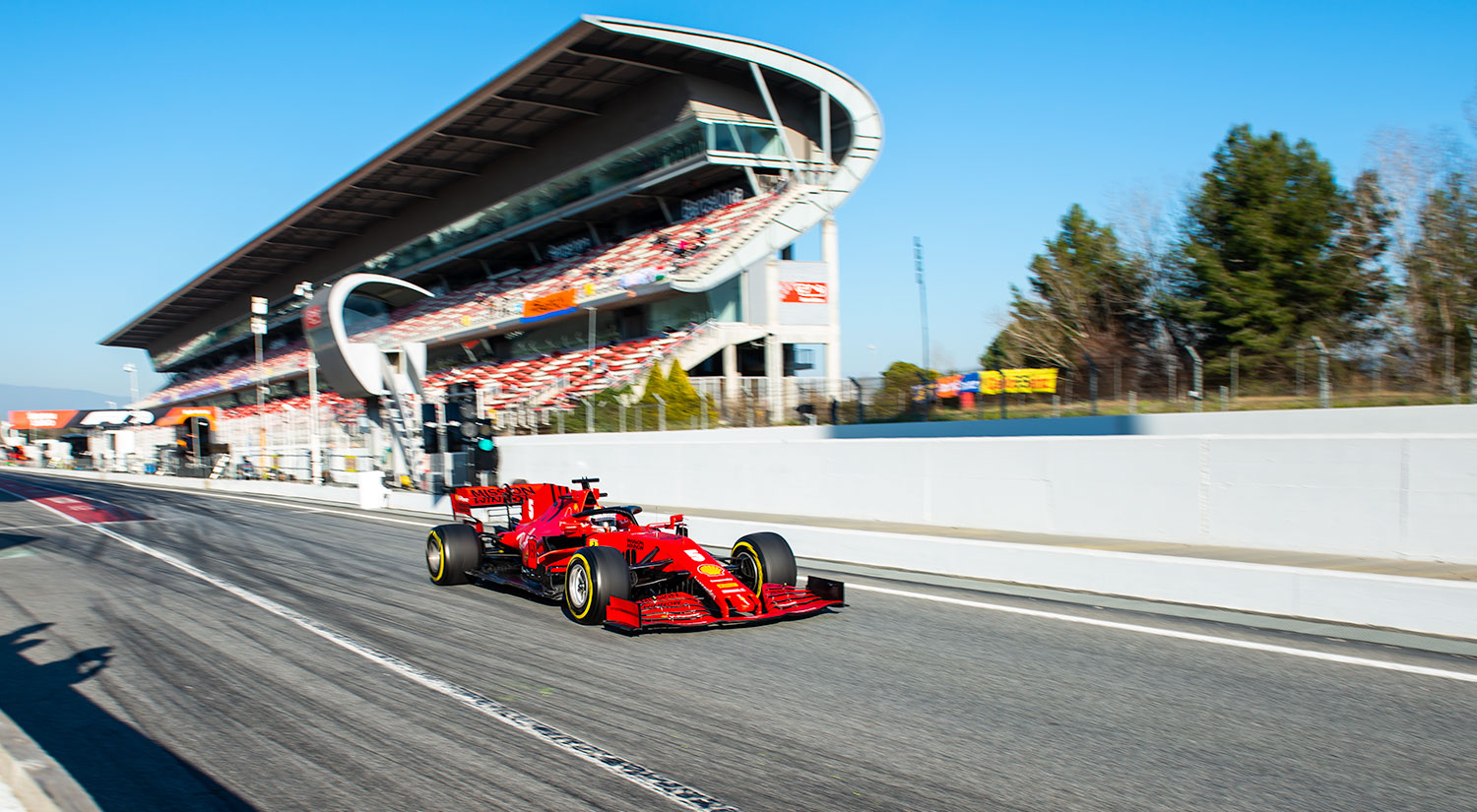 Sebastian Vettel - Ferrari, Winter Testing, Circuit de Catalunya,  2020