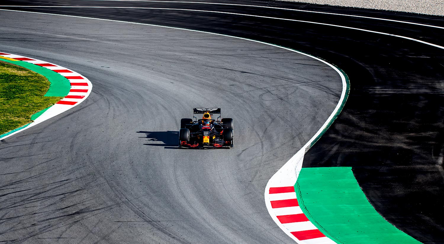 Alex Albon - Red Bull Racing, Winter Testing, Circuit de Catalunya,  2020