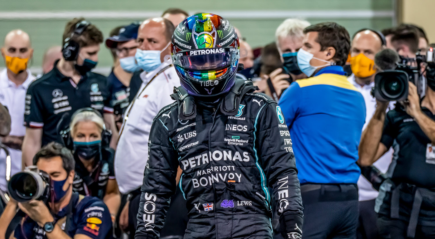 Lewis Hamilton - Mercedes AMG Petronas, Yas Marina Circuit, 2021