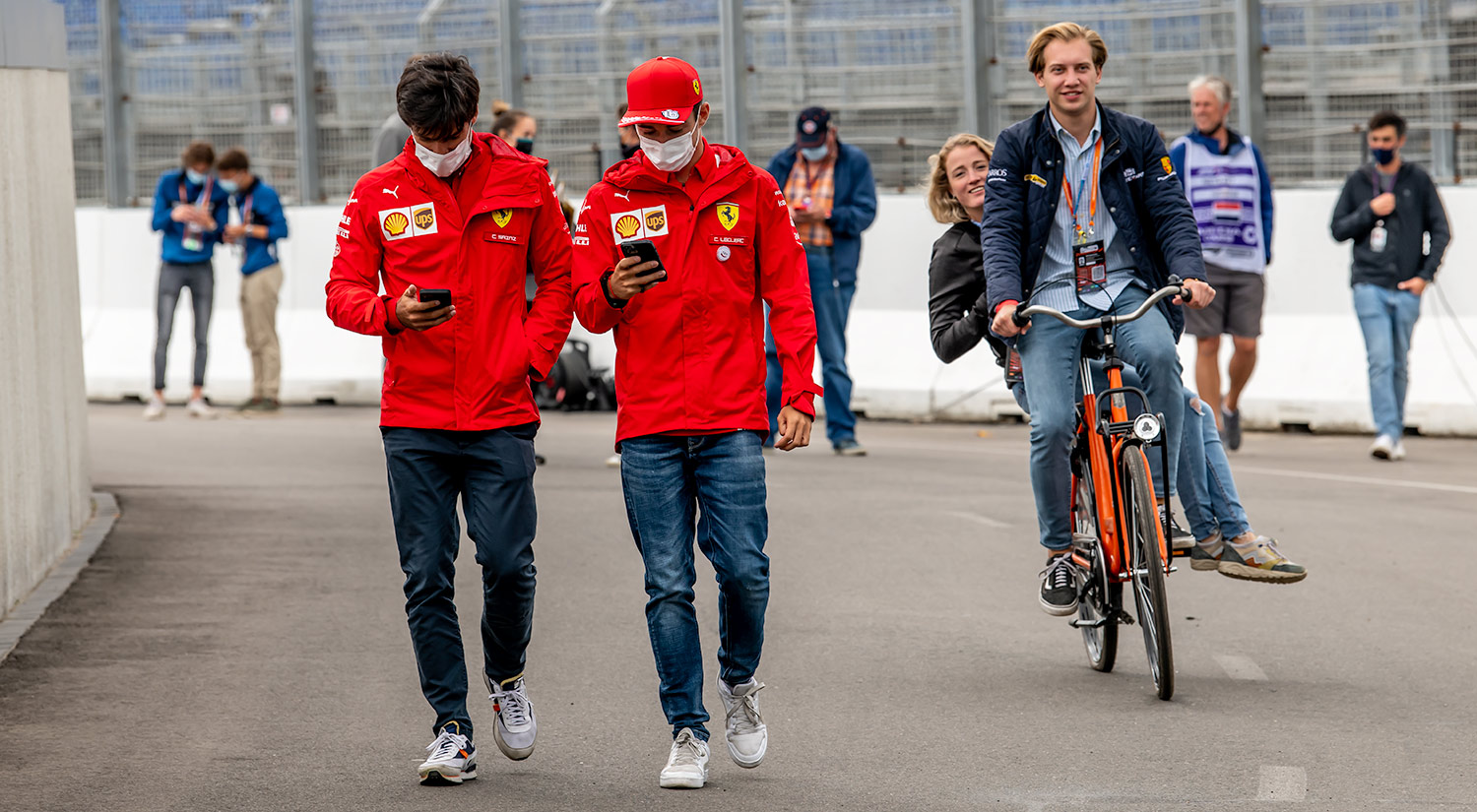 Charles Leclerc & Carlos Sainz, Zandvoort, 2021