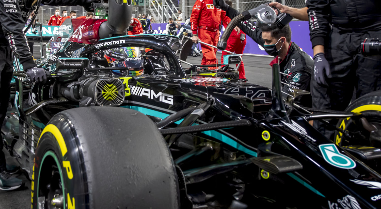 Lewis Hamilton - Mercedes AMG Petronas, Jeddah Corniche Circuit, 2021