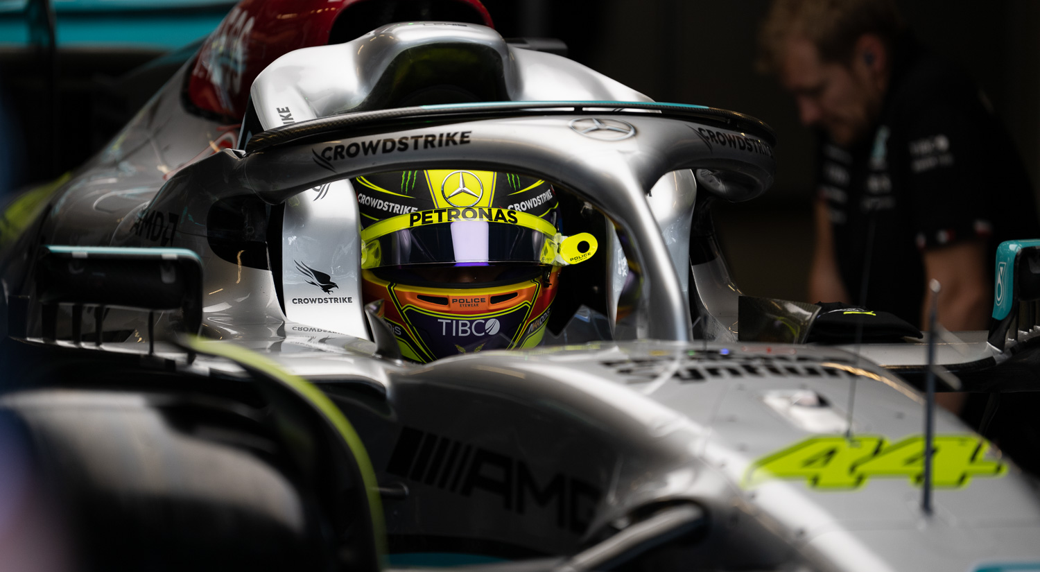 Lewis Hamilton - Mercedes, Yas Marina, 2022