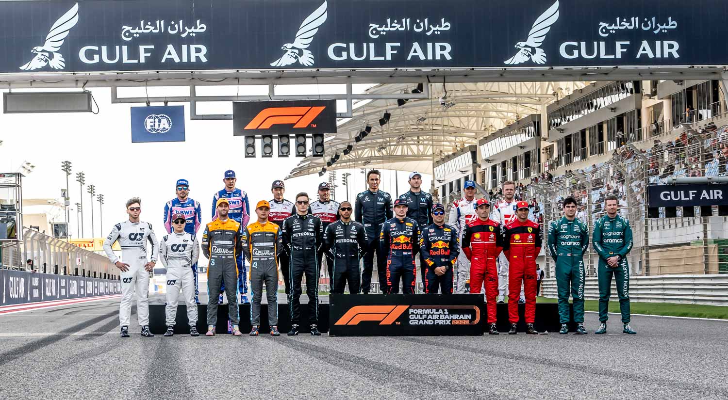 The drivers, Bahrain International Circuit, 2022