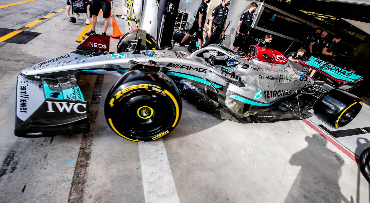 George Russell - Mercedes AMG Petronas, Winter Testing, Bahrain International Circuit, 2022