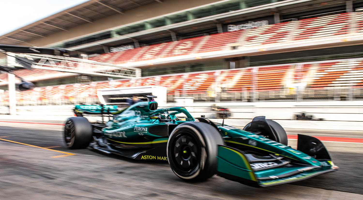 Lance Stroll - Aston Martin F1 Team, Winter Testing, Circuit de Catalunya, 2022