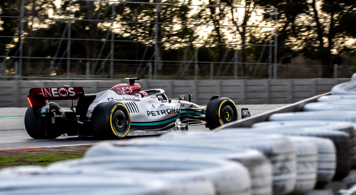 Lewis Hamilton - Mercedes AMG Petronas, Winter Testing, Circuit de Catalunya, 2022