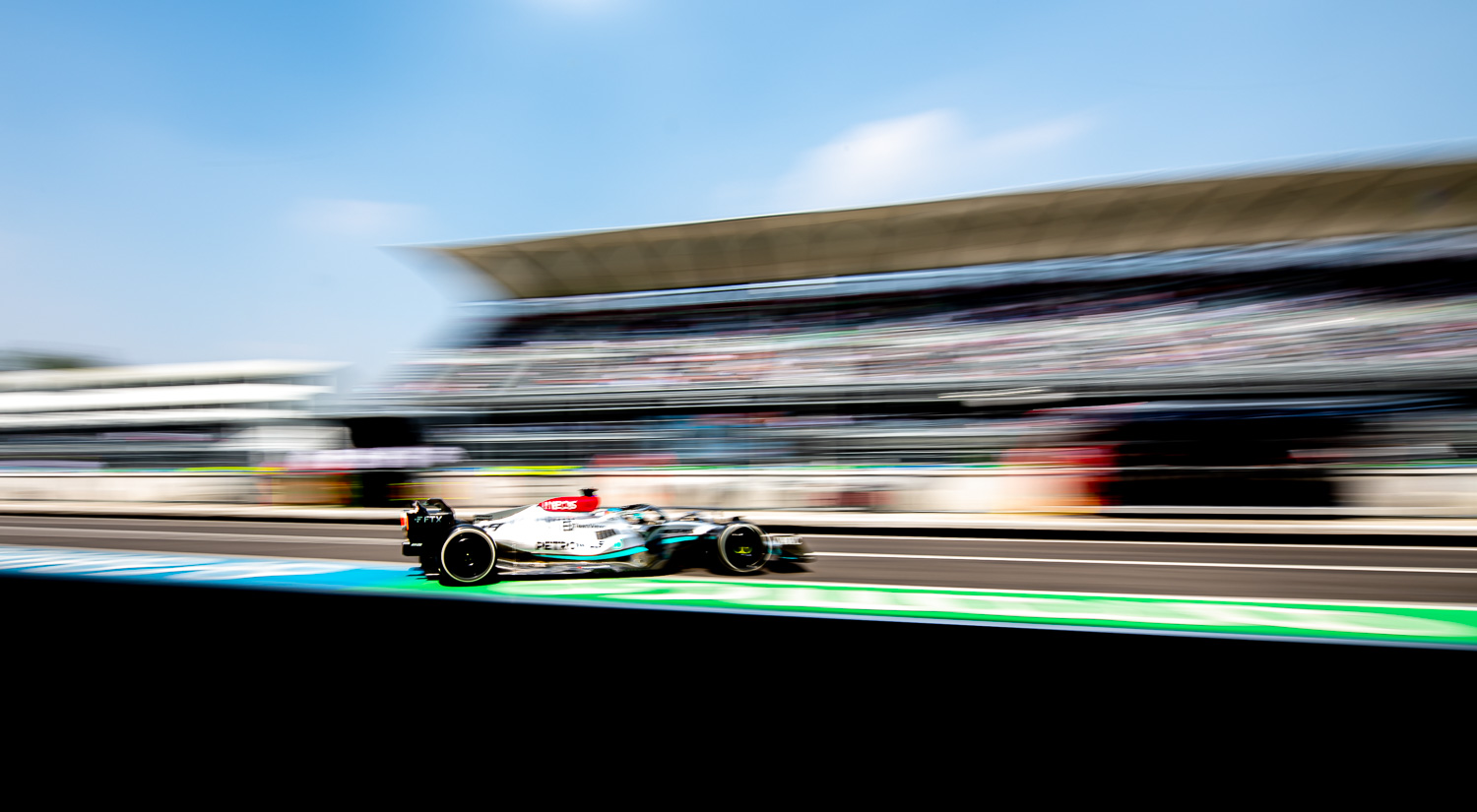 George Russell - Mercedes, Autodromo Hermanos Rodriguez, 2022