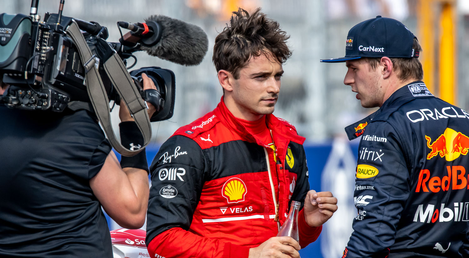 Charles Leclerc and Max Verstappen, Miami International Autodrome, 2022