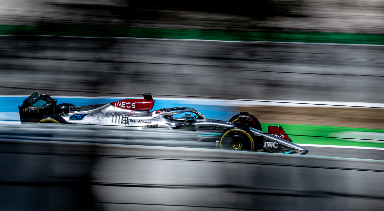 George Russell - Mercedes AMG Petronas, Circuit de Barcelona-Catalunya, 2022